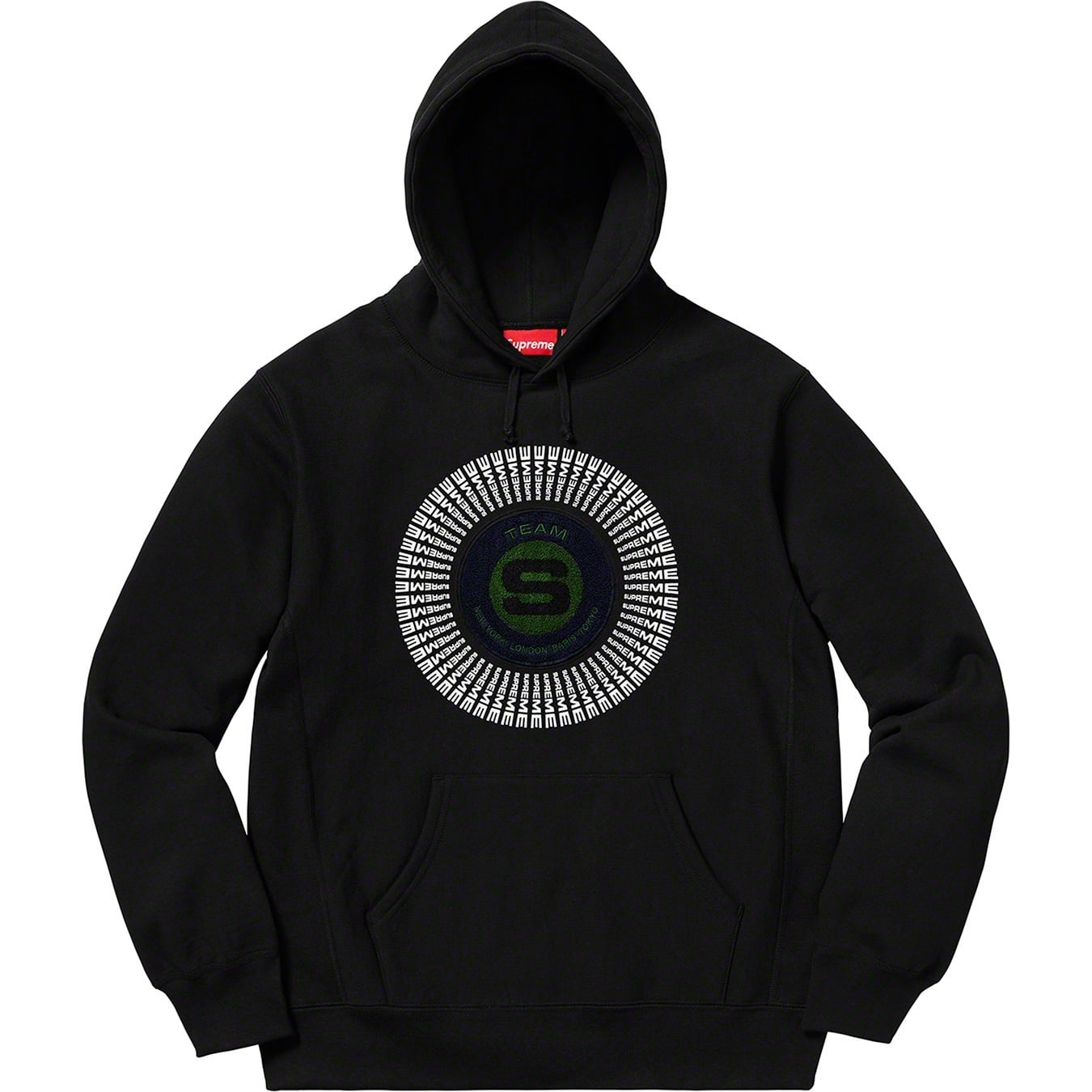 Chenille Appliqué Hooded Sweatshirt view 6